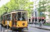 Tram Carrelli 1928 in corso Sempione a Milano